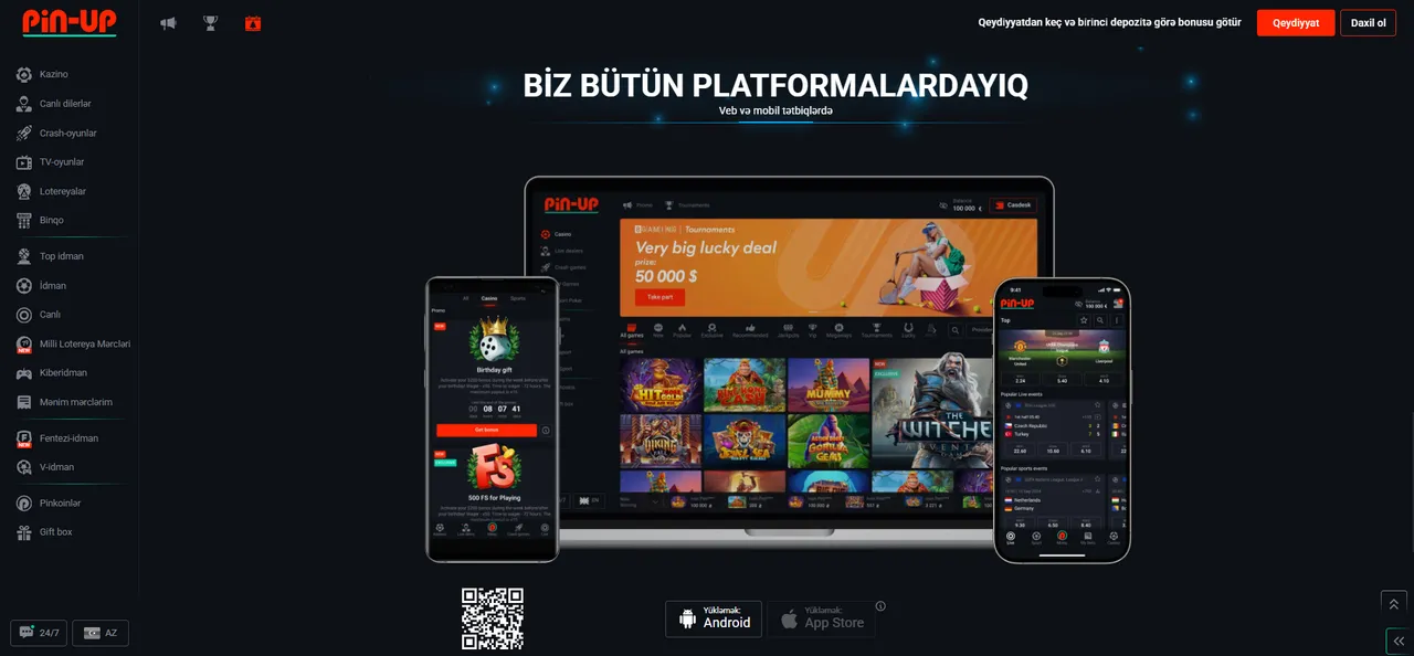 Pin Up Casino mobil giriş: Android və iOS cihazlarında daxil olma üsulları
